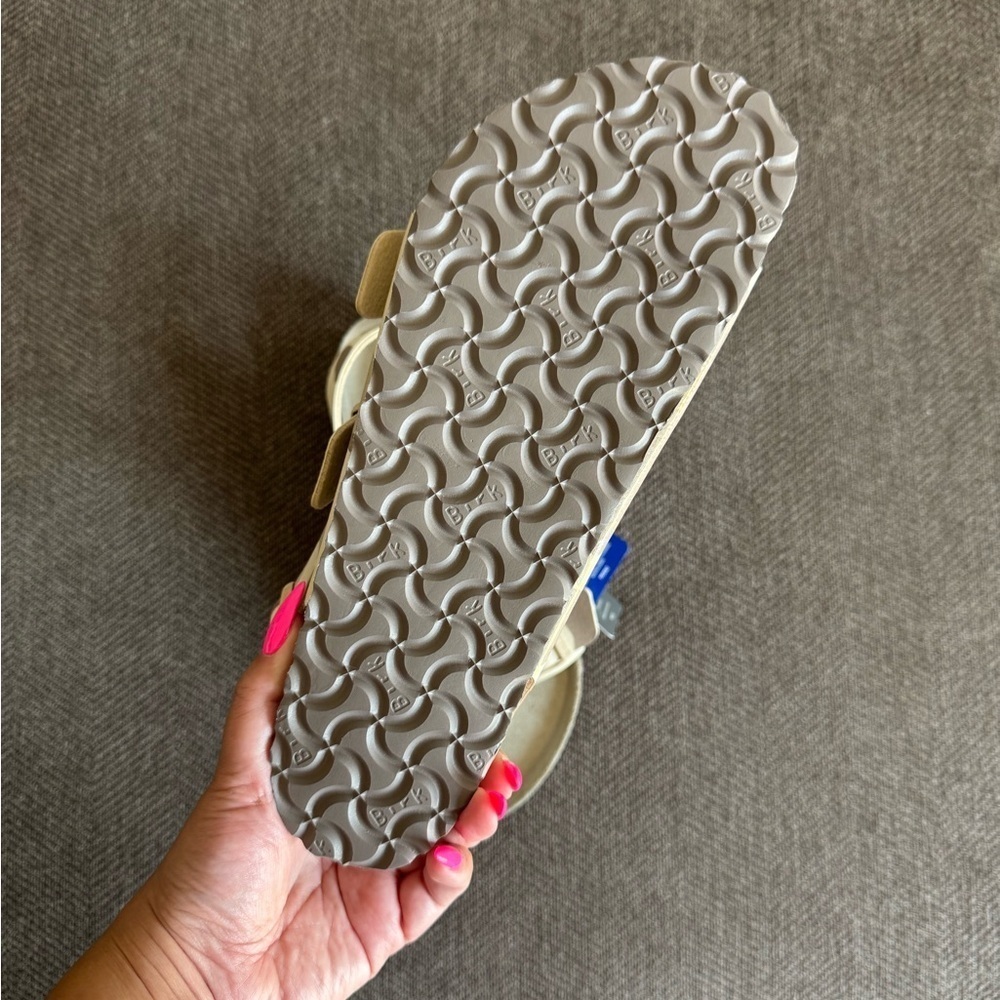 BIRKENSTOCK Milano Gray Taupe Camo Sandals Unisex - Picture 14 of 14